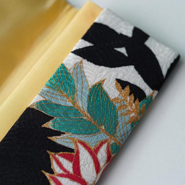 [CARD CASE] SILK OBI DAHLIA | KYOTO YUZEN DYEING