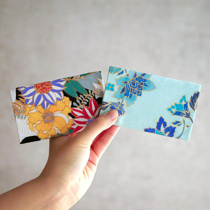 [CARD CASE] SILK OBI DAHLIA | KYOTO YUZEN DYEING