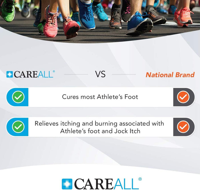 CareAll Clotrimazole 1% Athlete's Foot Antifungal Cream USP 1 oz. 3-Pack