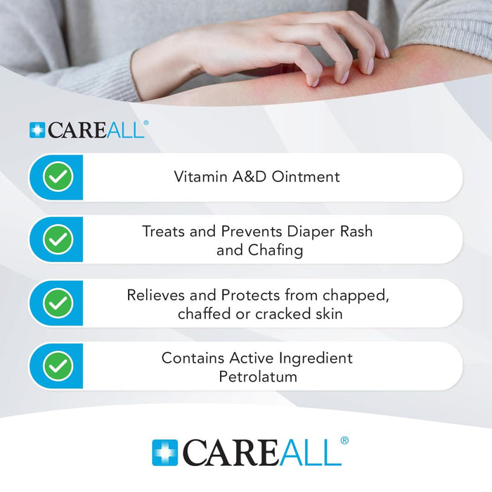 CareAll Vitamin A&D Ointment Skin Protectant Ointment 15 oz. Jar