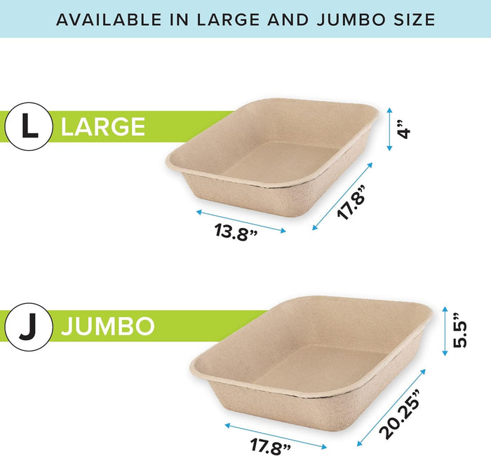 Cat 3pk Kitty Sift Jumbo Disposable Litter Box