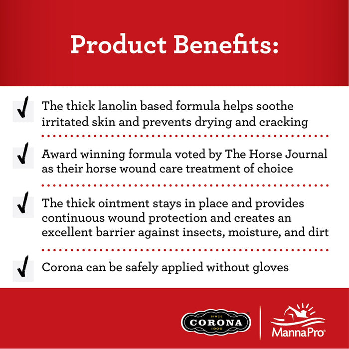 Cat Manna Pro Corona Ointment 7 Oz. Animal Skin Protection Cream Horses Dogs Cats