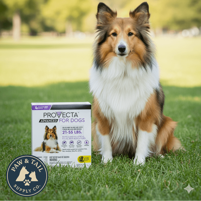 Cat Provecta Advanced Flea Tick Large Dogs 21–55 Lbs 4-month Topical Application