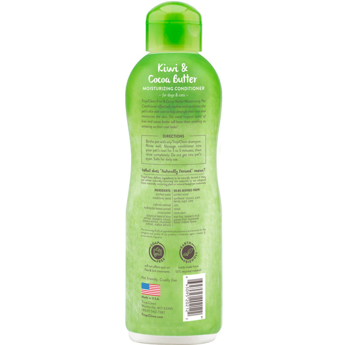 Cat Tropiclean Kiwi Cocoa Butter Dog Conditioner (20oz)