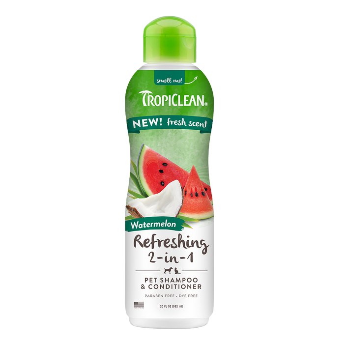 Cat Tropiclean Watermelon Refreshing Dog Shampoo (20oz)