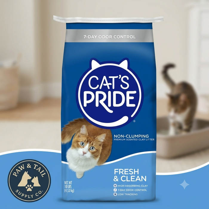 Cat's Pride Fresh & Clean Clay Cat Litter Low Dust Odor Control 10 lbs.