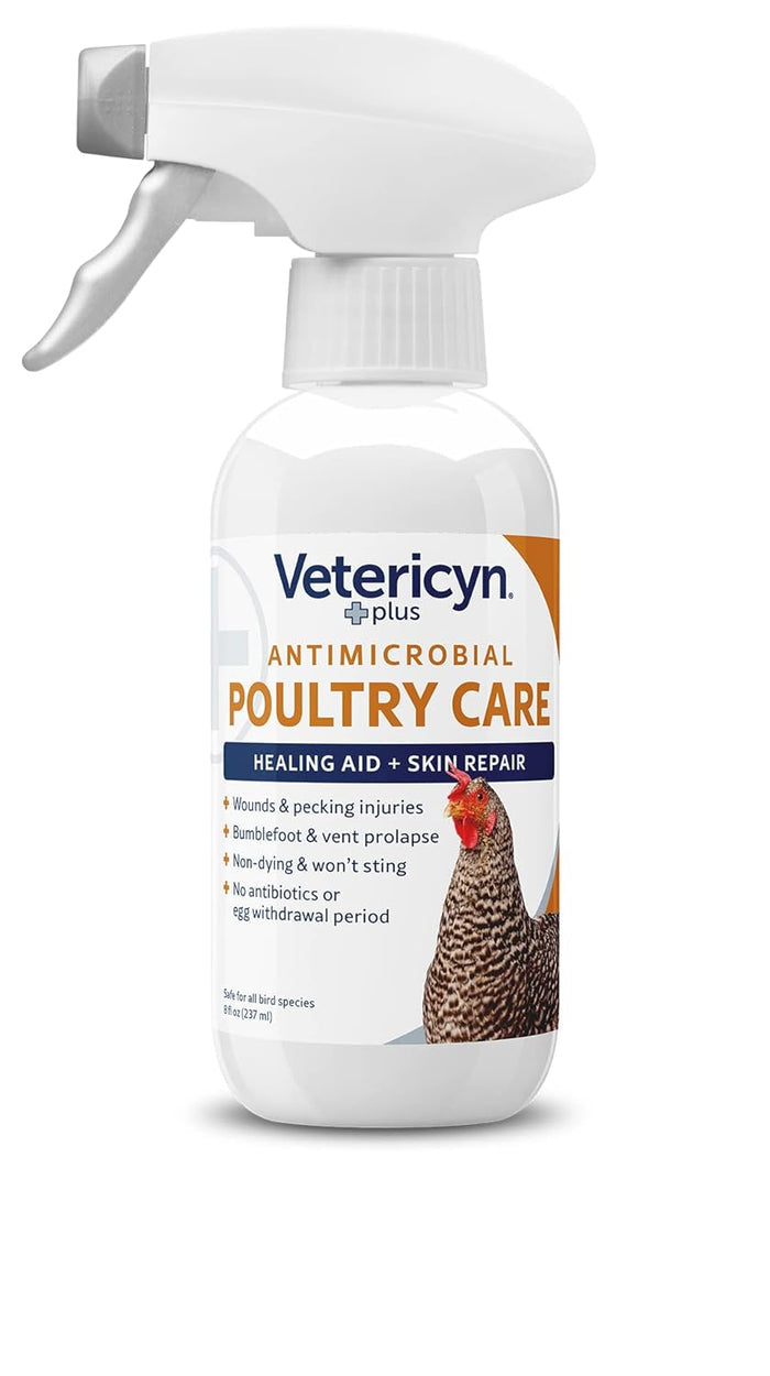 Chicken Adult Cat Vetericyn Plus Poultry Care Advanced Cleanser 8 Oz. Safe Chicks Birds 2pck