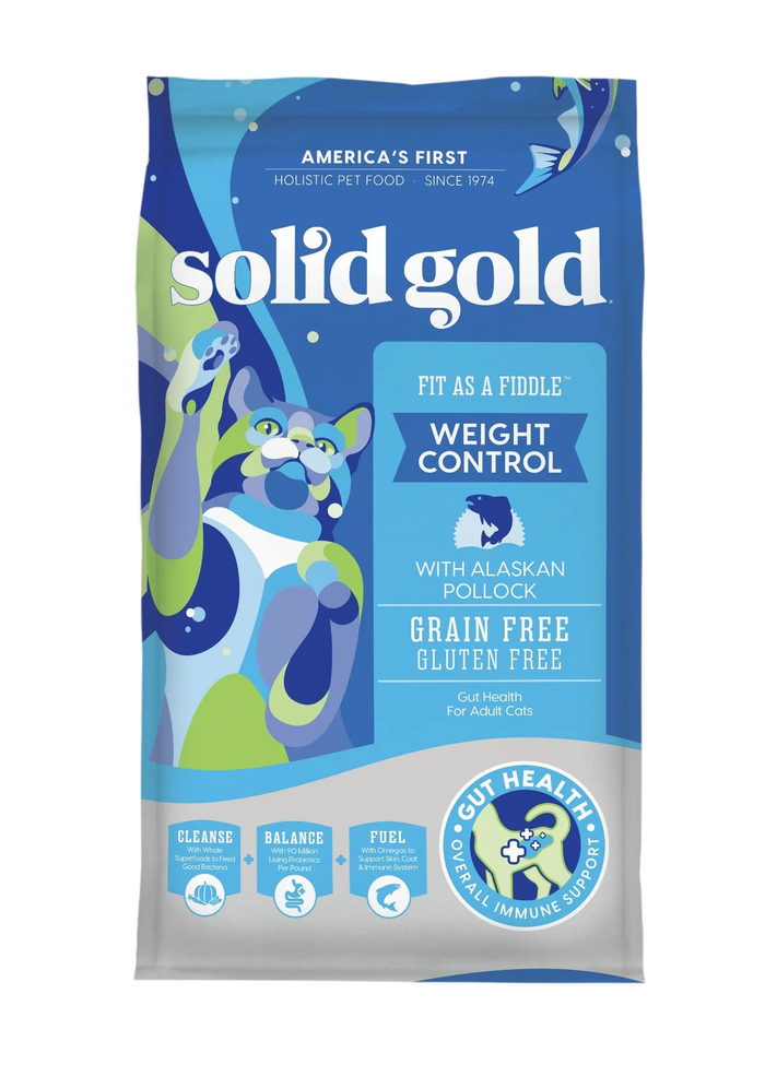 Chicken Adult Grain Free Cat Solid Gold Fit Fiddle Food (3lb)