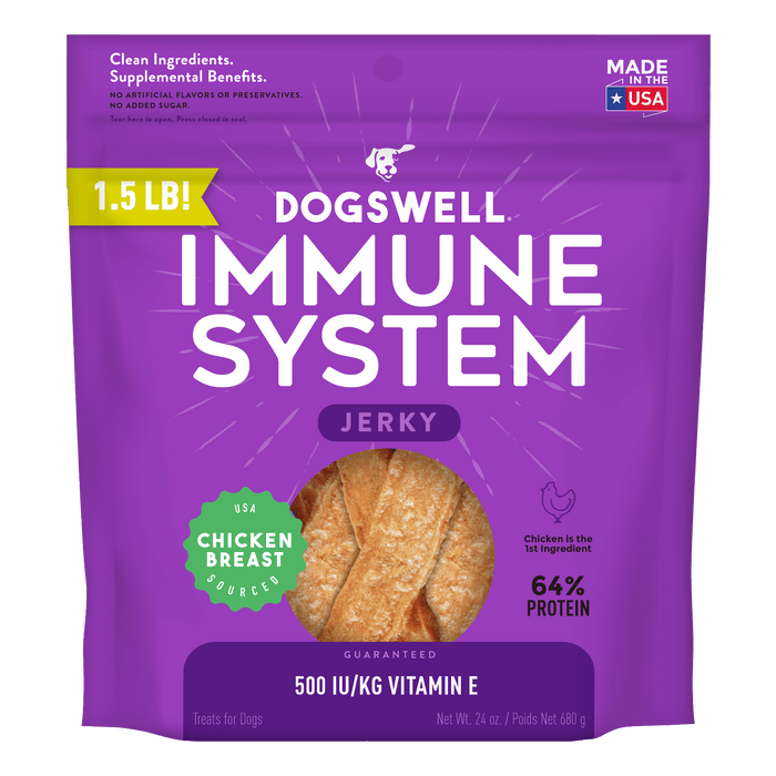 Chicken Dog Immune System Jerky Treats, Breast (24oz)