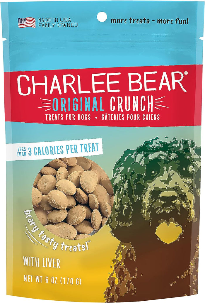 Chicken Grain Free Dog Charlee Bear Original Crunch Liver Treats (16oz)