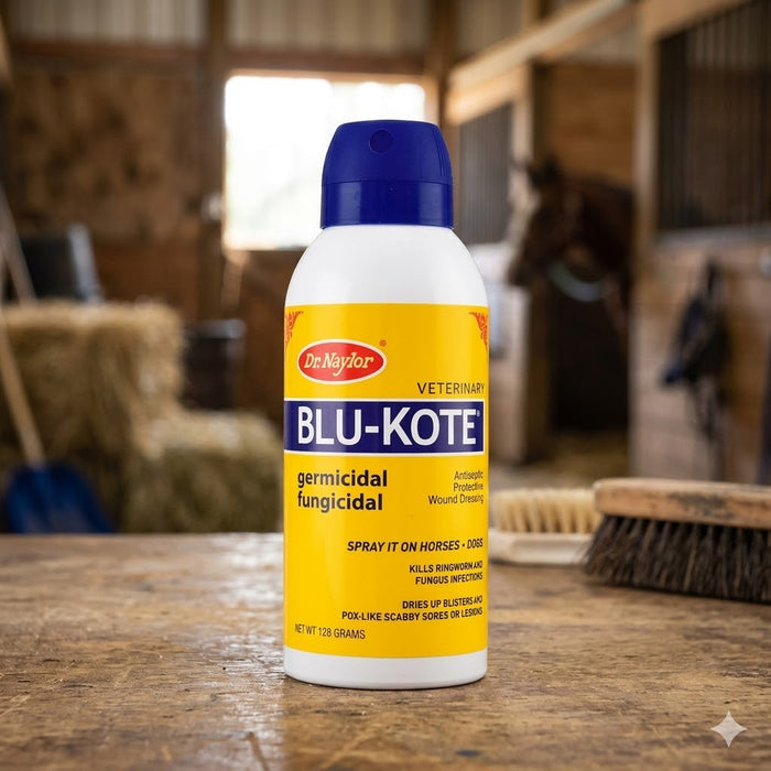 Chicken Horse Dr. Naylor Blu-kote Veterinary Antiseptic Spray Animal Wound Care 5 Oz. 2-pack