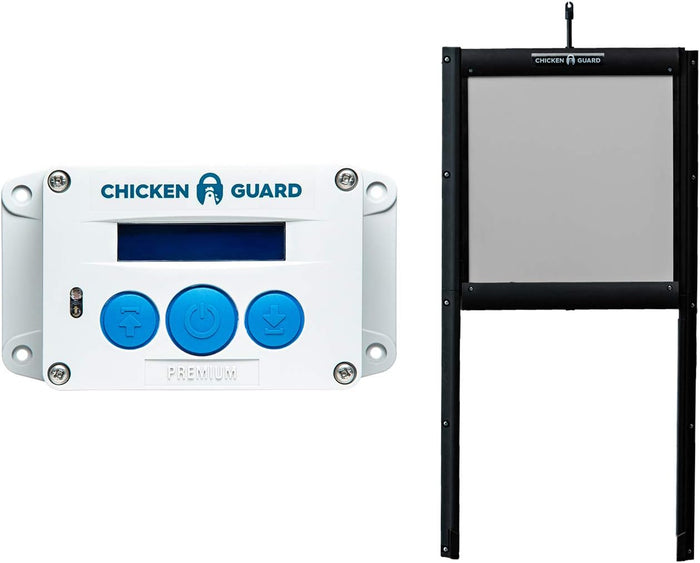 ChickenGuard Premium Automatic Coop Lifts Doors Up to 2lbs Self-Locking Kit, Door Included