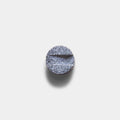 Round Aji stone chopstick rest with speckled blue-gray surface | Kagawa, aeru