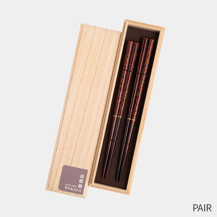 [CHOPSTICKS] LACQUER WAKASA HEXAGON | WAKASA LACQUERED CHOPSTICKS | MATSUKAN