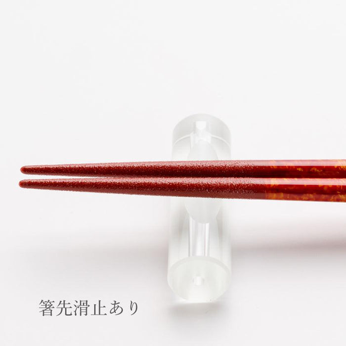 [CHOPSTICKS] NIGHT SKY AKATSUKI WITH CHOPSTICK REST (22.5cm) | CHOPSTICKS OF WAKASA | CRYSTAL