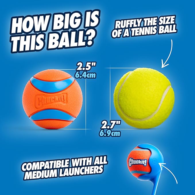 Chuckit! Ultra Ball Dog Toy 1 Pack Medium