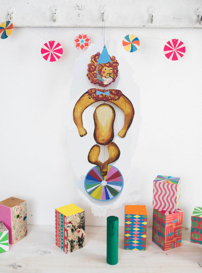Circus Lion Kinetic Mobile NEW ARRIVAL - Ruby & Grace