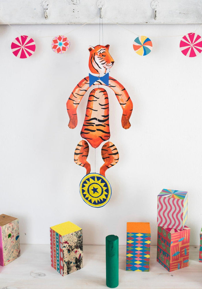 Circus Tiger Kinetic Mobile NEW ARRIVAL - Ruby & Grace