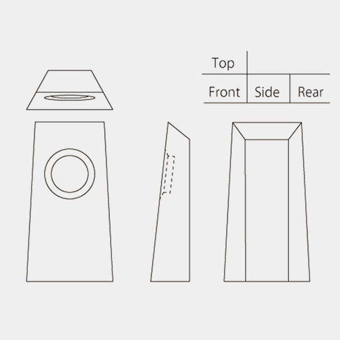 [CLOCK] CLOCK Q428 | OPTICAL GLASS | KAGAMI CRYSTAL