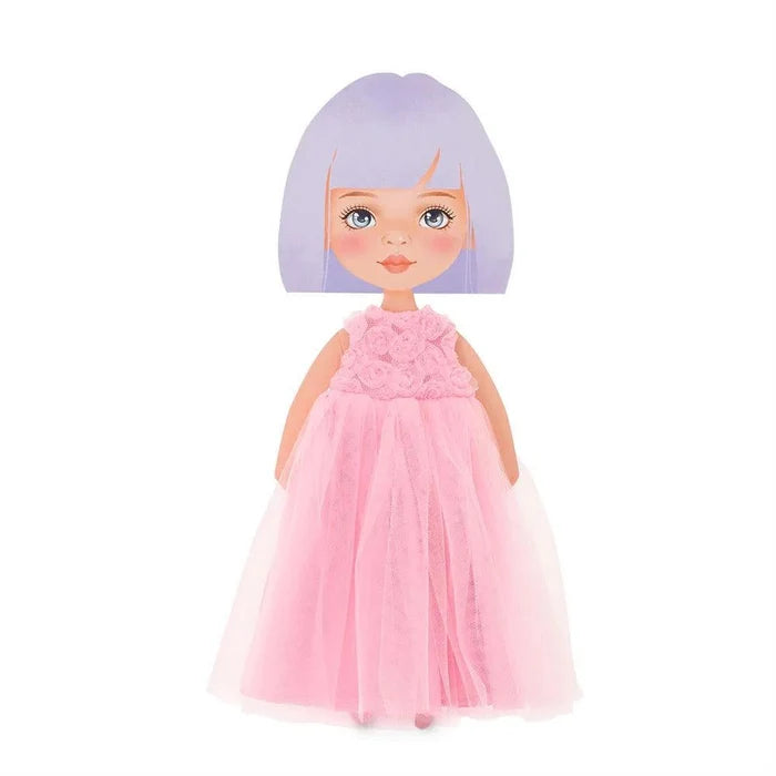 Sweet Sisters Clothing set : Pink Dress with Roses - Ruby & Grace
