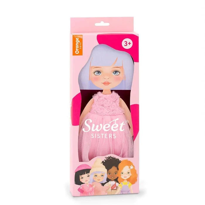Sweet Sisters Clothing set : Pink Dress with Roses - Ruby & Grace