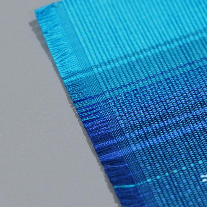 [COASTER] SEA GRADUATION 2-PIECE SET (LIGHT BLUE) | YAEYAMA MINSAH (TEXTILES) | AZAMIYA