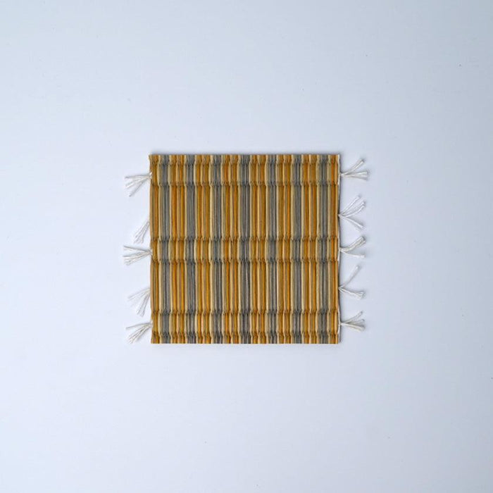 [COASTER] SET OF 4 (YELLOW) | TATAMI | TATAMIYA TATSUZO