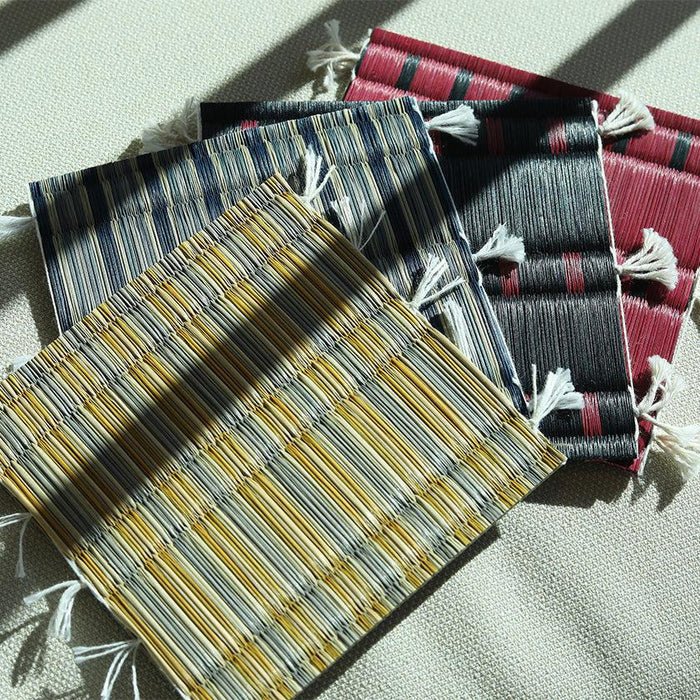 [COASTER] SET OF 4 (YELLOW) | TATAMI | TATAMIYA TATSUZO