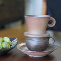 [COFFEE DRIP SET] CUP & SAUCER , DRIPPER | BIZEN WARES| NAOTO TSUNEKI