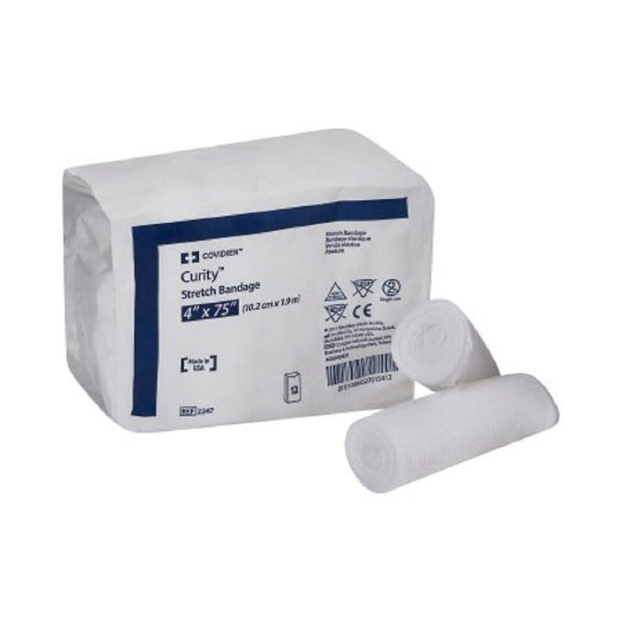 Covidien Curity Conform Stretch Gauze Animal Health Bandage Rolls 4" x 75" 12-Pack