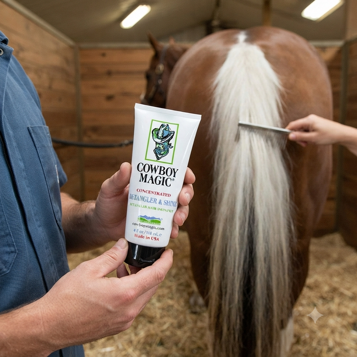 Cowboy Magic Detangler & Shine Concentrated Conditioner Animals & Humans 4 oz.