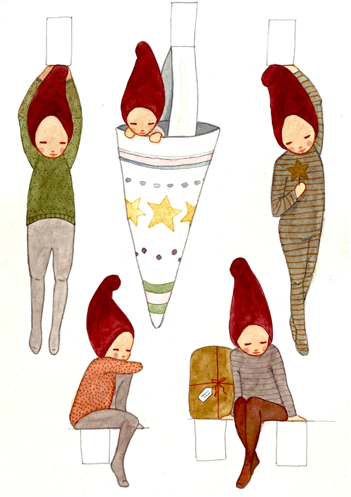 Crawling Elves Christmas Papercraft: NEW ARRIVAL
