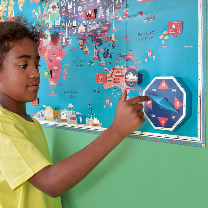 Create Your Own Giant World Map.