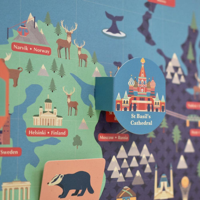 Create Your Own Giant World Map.