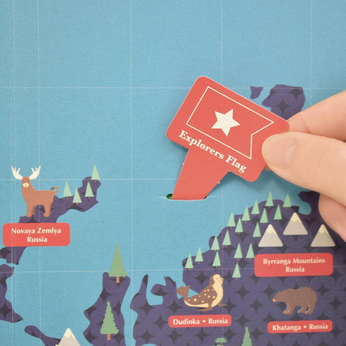 Create Your Own Giant World Map.