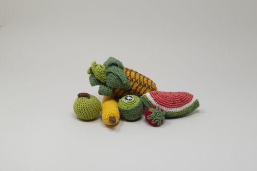 Crochet Fruit Set.