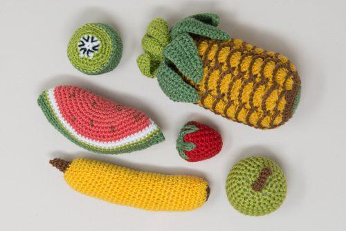 Crochet Fruit Set.