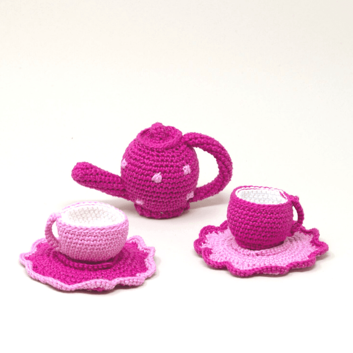Crochet Tea Set.