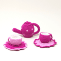 Crochet Tea Set.