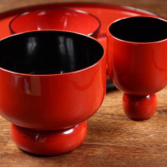[CUP E BOWL] LACQUERWARE -Morew- Shusei Toko | AINU CRAFTS | CIKARPE AKAN