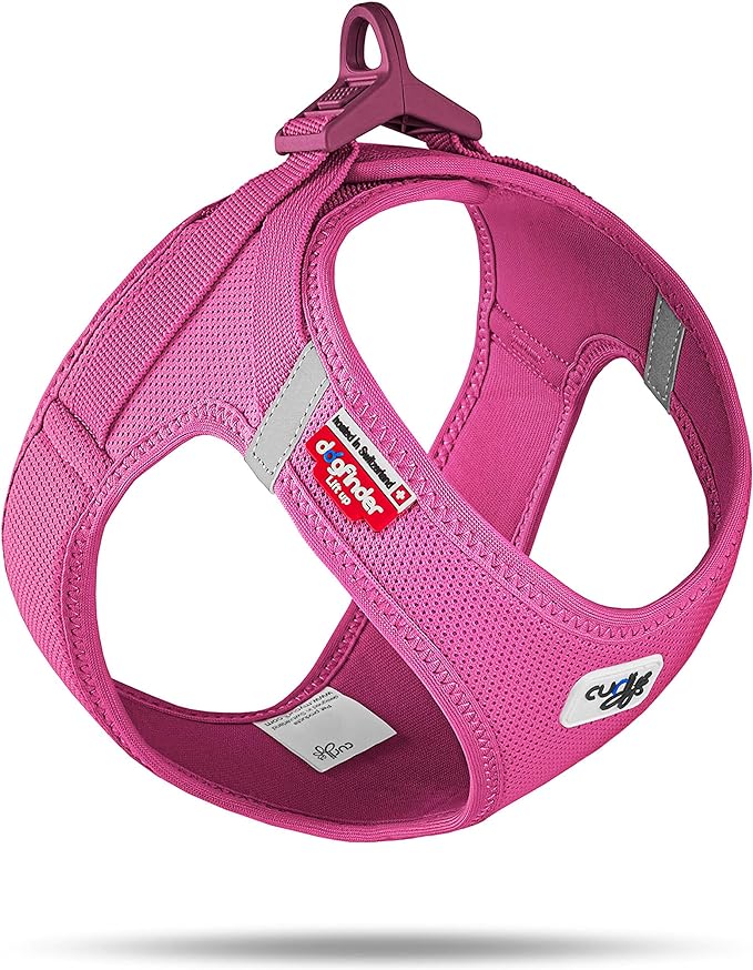 Curli Clasp Vest Harness Air-Mesh Fuchsia