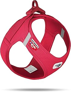Curli Clasp Vest Harness Air-Mesh Red