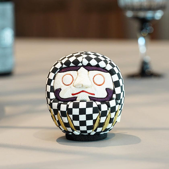 [DARUMA (DOLL)] EDO DARUMA CHECKERED PATTERN (S) | EDO ART DOLLS | KAKINUMA DOLLS