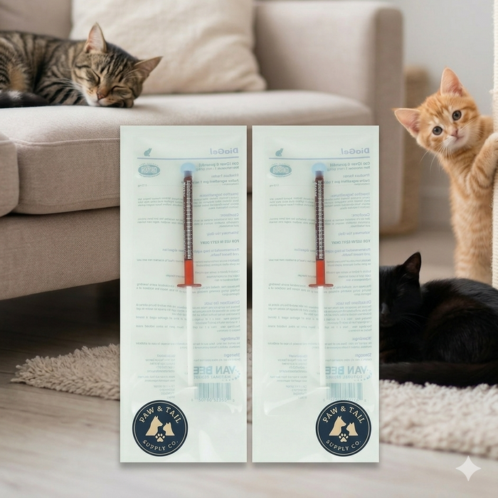DiaGel for Cats 1 ml Oral Gel Loose Stools Digestive Upset Natural Support 2PCK