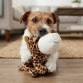 Digger's Mini FatHedz Cheetah Plush Dog Toy 7-Inch With Squeaker