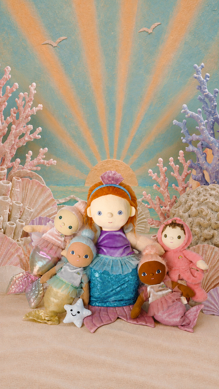 Dinkum Dolls Mermaid Dress Up Set: Seashell Shores: NEW ARRIVAL