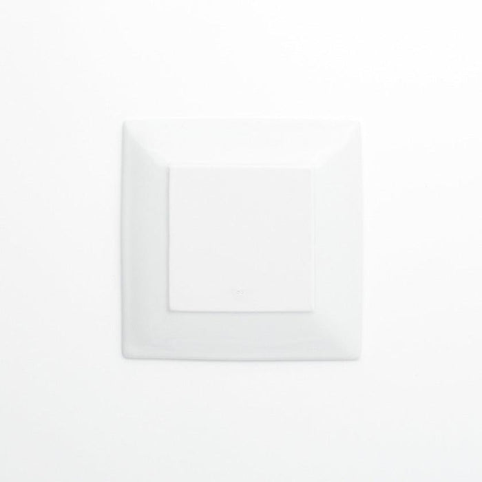 [DISHES] HANKO SQUARE PLATE YUKIHANA SET OF 5 | HASAMI WARES| SAIKAI TOKI