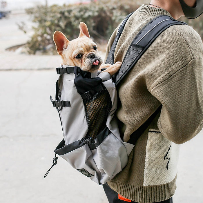 Pet Dog Carrier Bag Carrier For Dogs Backpack Out Double Shoulder Portable Travel Backpack Outdoor Dog Carrier Bag Travel - photo 7