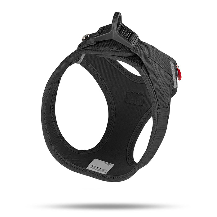 Dog Curli Air Mesh Clasp Black Vest Harness