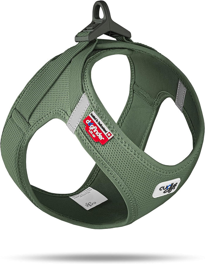 Dog Curli Air Mesh Clasp Moss Vest Harness